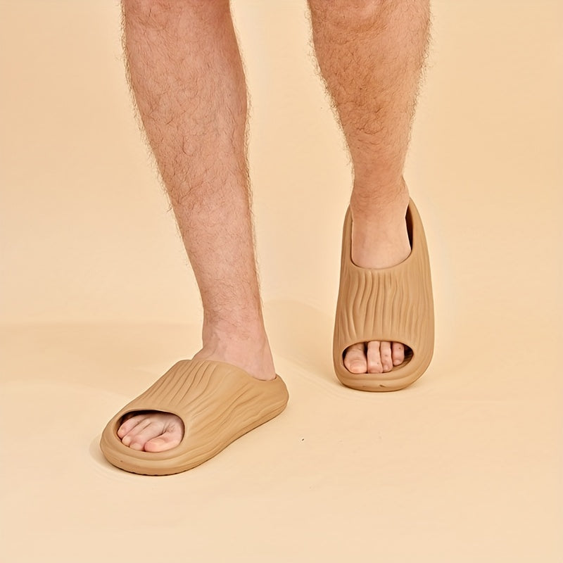 Men's Cloud Slides Pillow Slippers Lightweight Non slip Shoes Indoor Outdoor