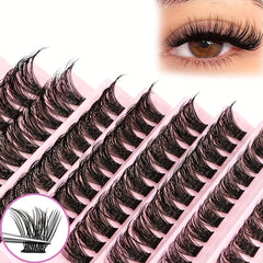 DIY Lash Extension Kit Wispy Clusters Strong Hold Bond Seal Applicator