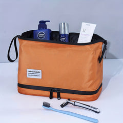 Large Capacity Travel Toiletry Bag with Multiple Compartments