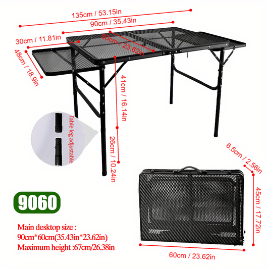 Portable Aluminum Folding Table for Camping and Travel