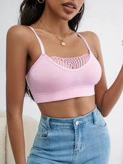 Lace Wireless Bra Comfy Push Up Bra