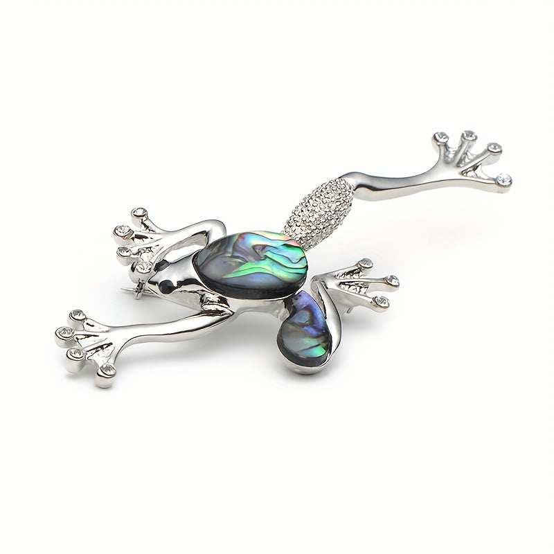 Funny Frog Brooches Metal Animal Brooch Pins For Suits Dress