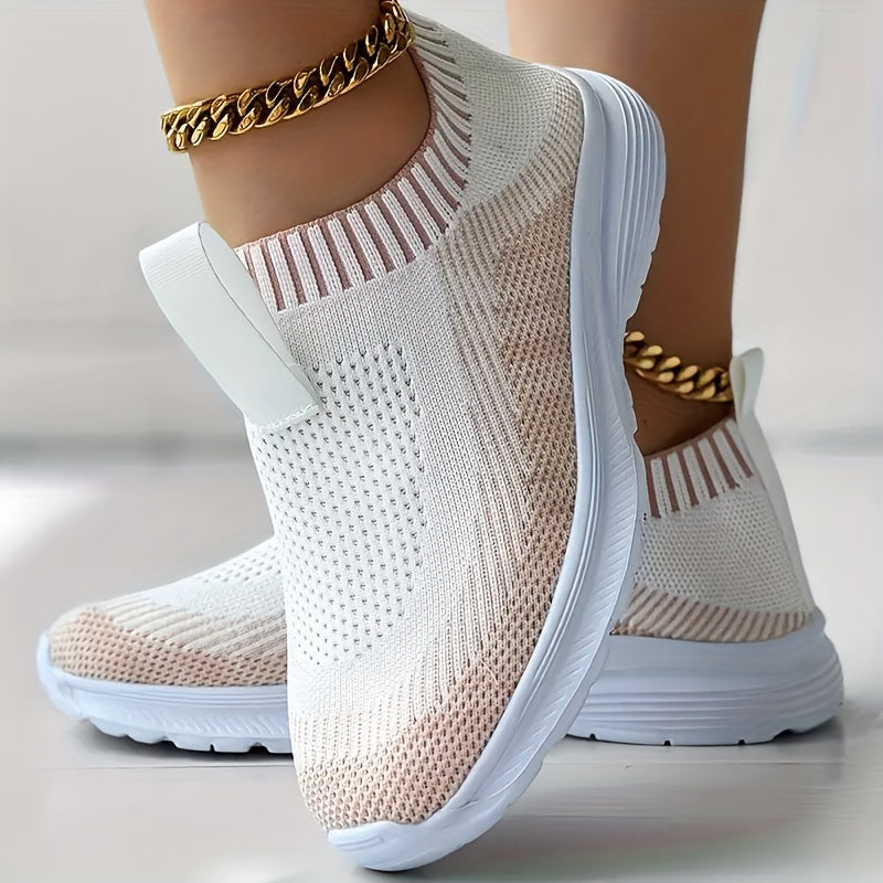 Women's Lightweight Comfort Running Shoes Breathable Slip-on Sneakers