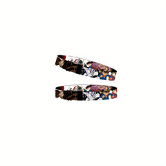 Anime Print Bracelet Waterproof Durable Reusable Wristband Christmas Gift