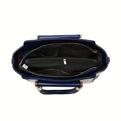 Women's Colorblock Tote Bag Satchel Shoulder Bag