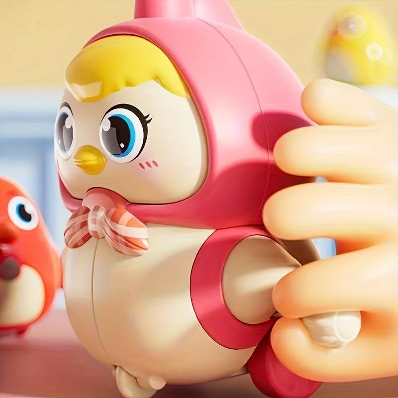 Colorful Magnetic Chick and Hen Spring Puzzle Toy for Kids