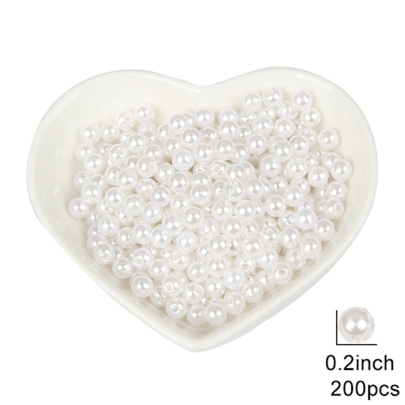 ABS Pearl Beads Round Beads for Jewelry Making DIY 3-20mm
