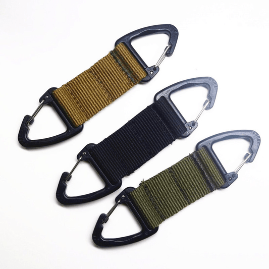 Tactical Nylon Backpack Carabiner for Outdoor Adventures