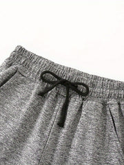 Stylish Deer Print Boys Casual Soft Comfortable Long Pants For Spring And Autumn