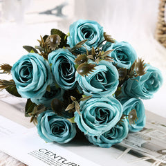 Silk Rose Bouquet for Weddings Parties and Home Decor