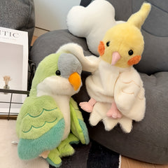 Funny Parrot Hand Puppet Plush Toy for Storytelling