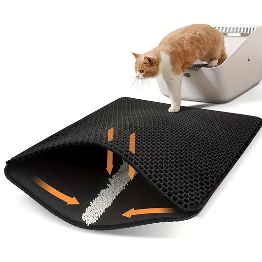 Double Layer Waterproof Cat Litter Trapping Mat