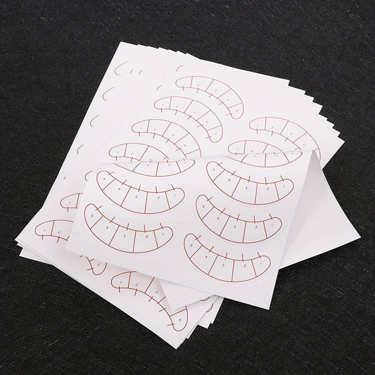 35 Pairs Lash Mapping Stickers for Eyelash Extensions