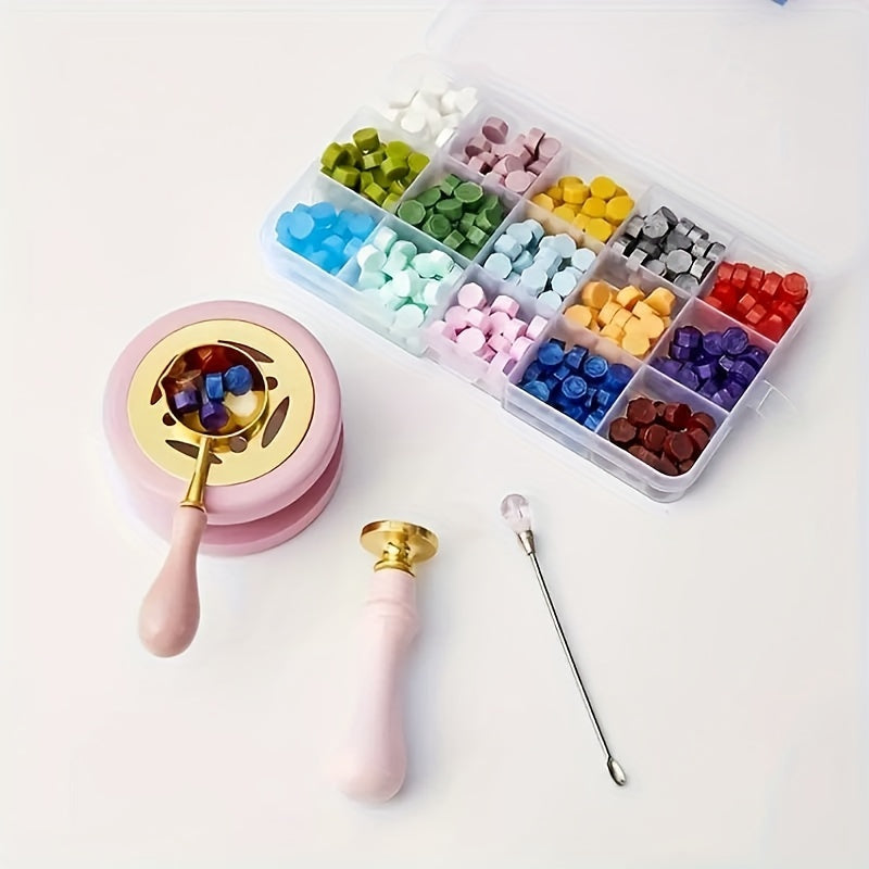 Wax Sealing Tool Set Fire Lacquer Seal Stamp Wax Heating Melting Tool