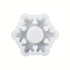 Snowflake Candle Holder Silicone Mold - DIY Christmas Decor