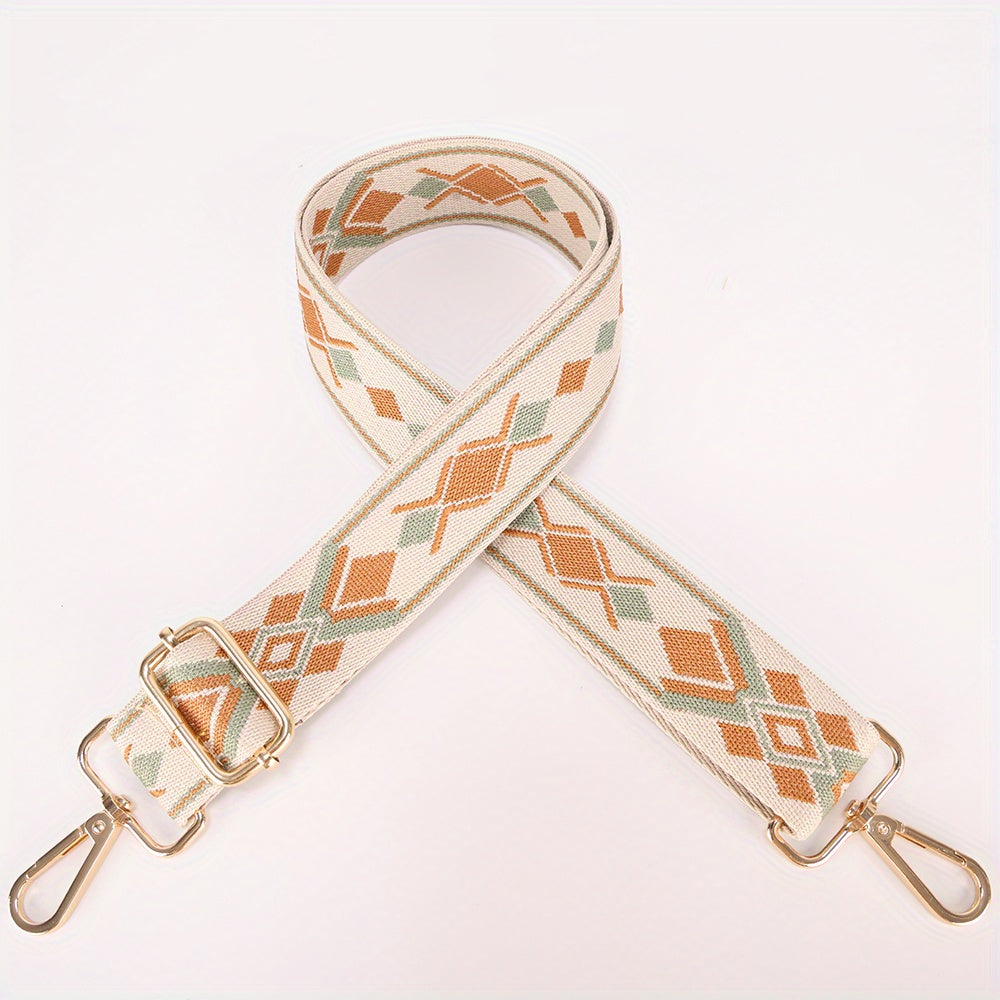 Vintage Pattern Strap Durable Adjustable Shoulder Bag Strap