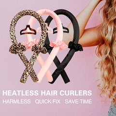 Heatless Curling Rod Headband Silk Ribbon Curl Hair Roller Curls