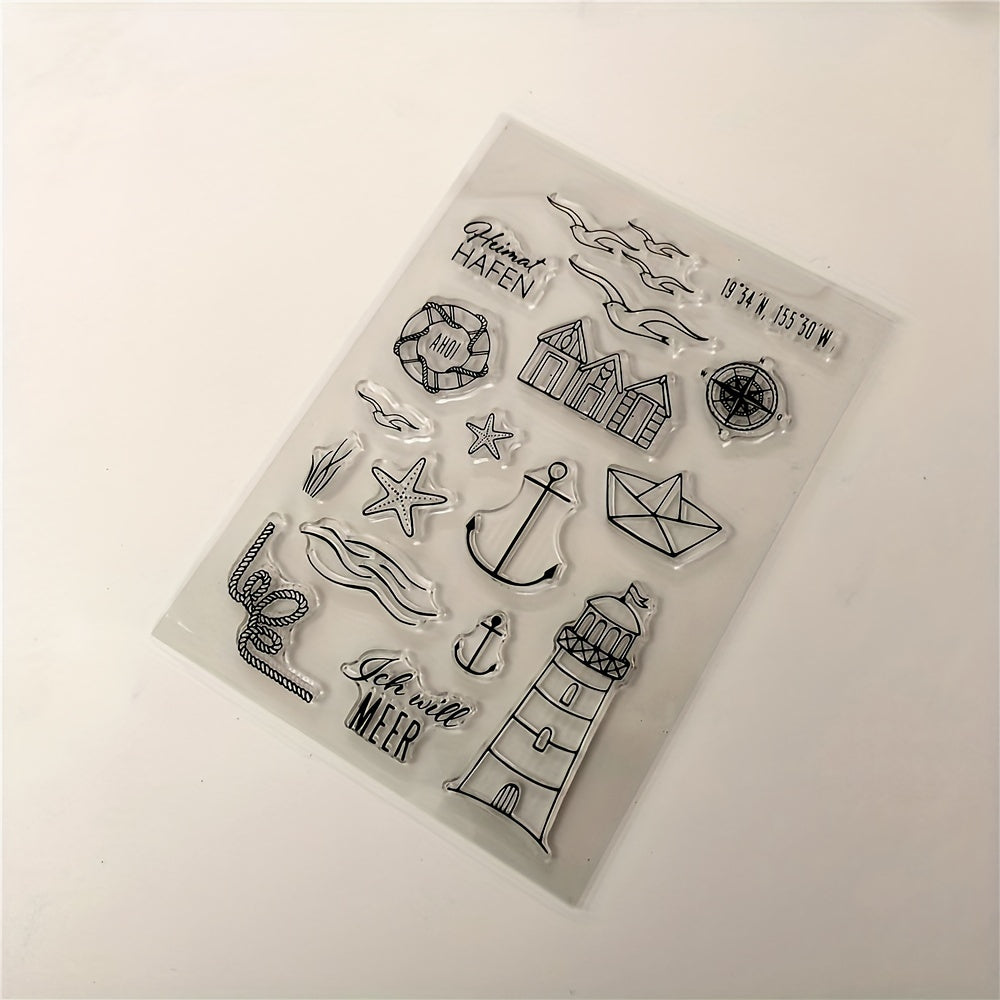 Transparent Stamp DIY Hand Account Summer Navigation