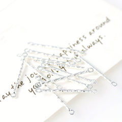 200pcs Embossed Connection Stick for Drop Earring