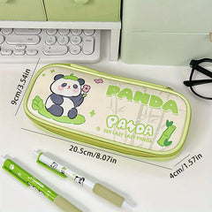 Cute Panda Pencil Case - Large Capacity Portable Pencil Bag