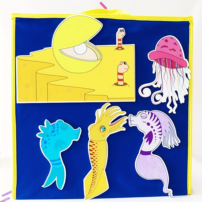 Hoojojo Pout Pout Fish Felt Teaching Apron Set