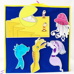 Hoojojo Pout Pout Fish Felt Teaching Apron Set