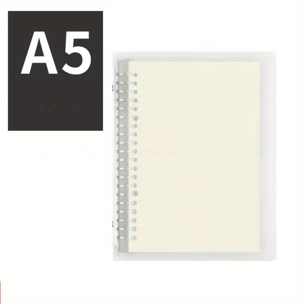 A5 Detachable Transparent Cover Loose-leaf Notebook Binder