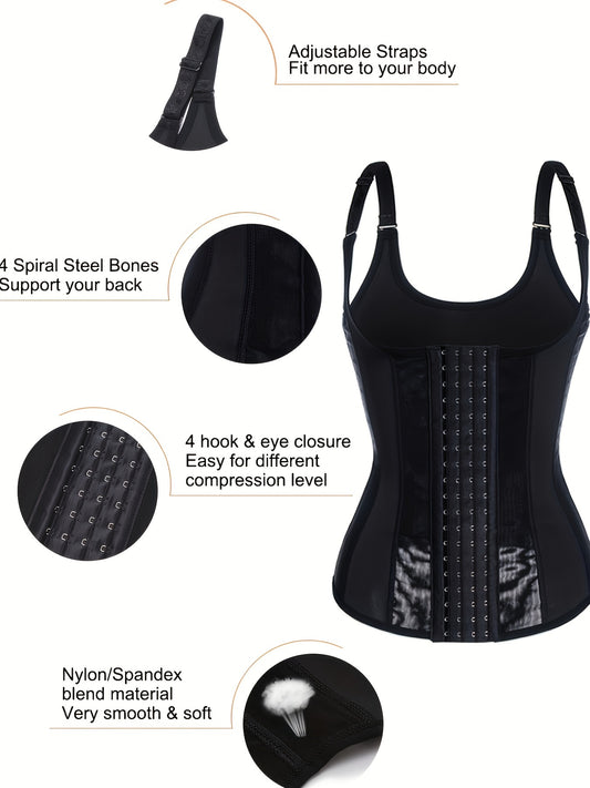 SCARBORO Corset Shaping Vest Top Waist Trainer Tummy Control