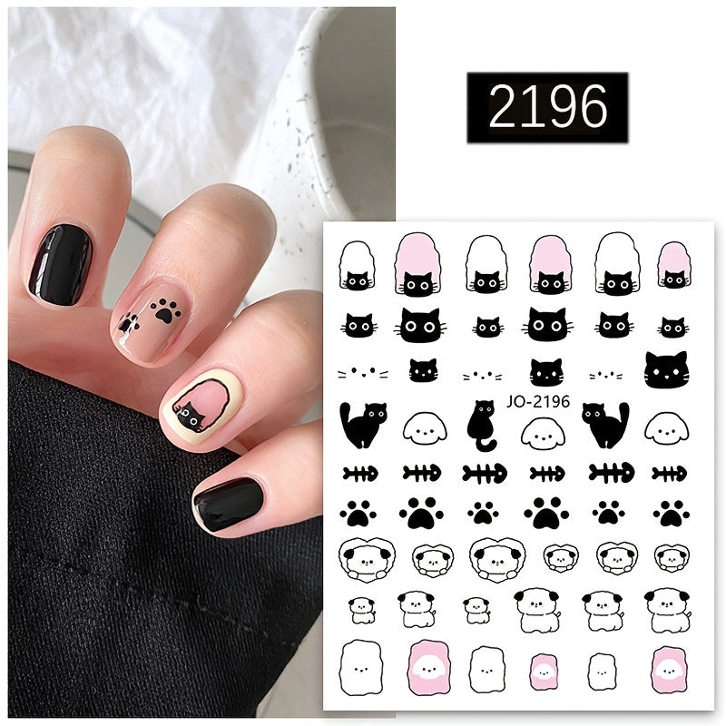 Cat Dog Nail Sticker Nail Art Decoration