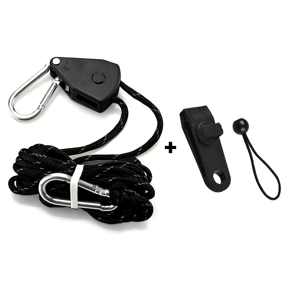 Windproof Rope & Ratchet Tie Down Strap Set