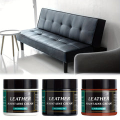 Leather Care Cream for Car Seats and Sofas