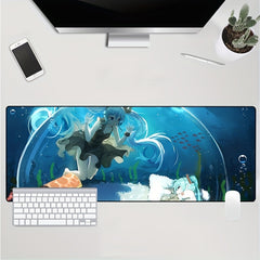 Anime Mouse Pad Oversized Waterproof Keyboard Pad For Girls