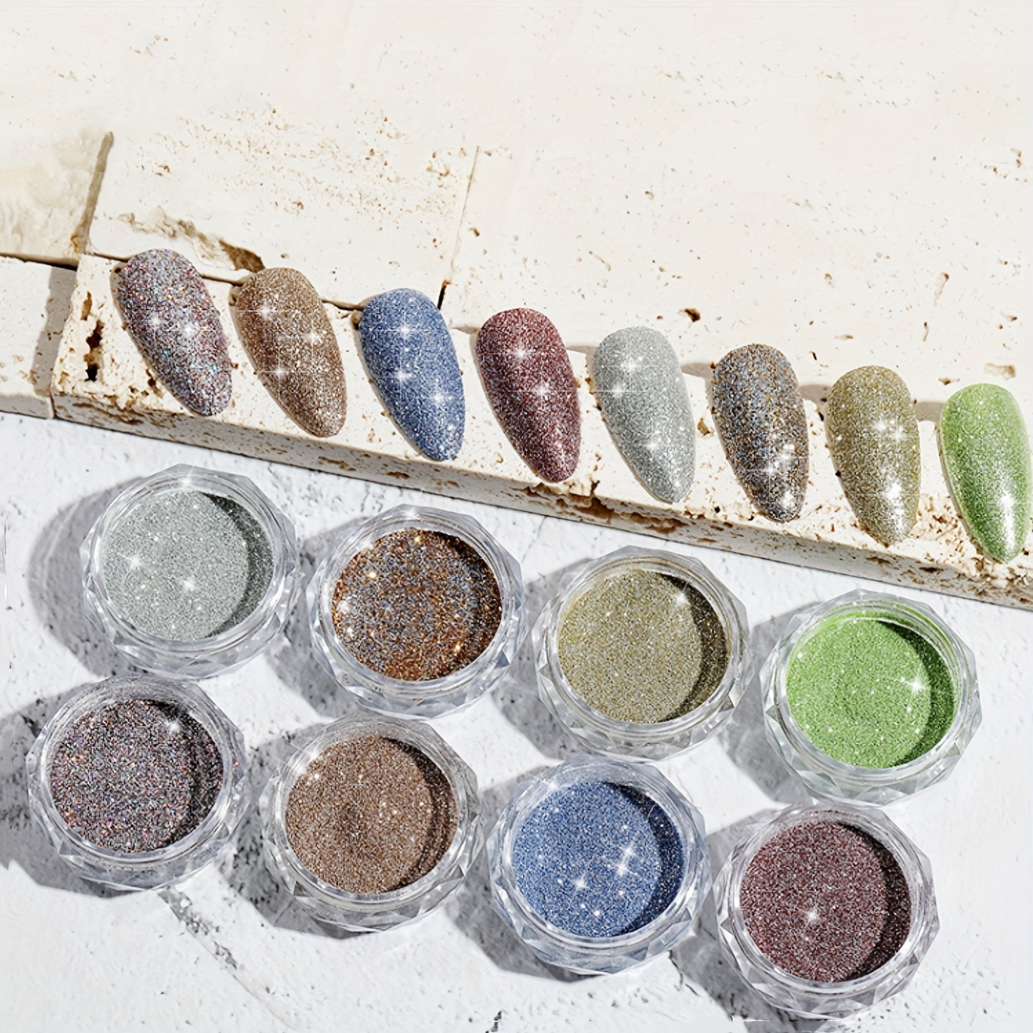 Glitter Powder Dust Sand Powder for Nail Makeup