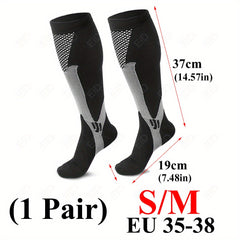 High Elastic Basketball Football Compression Socks