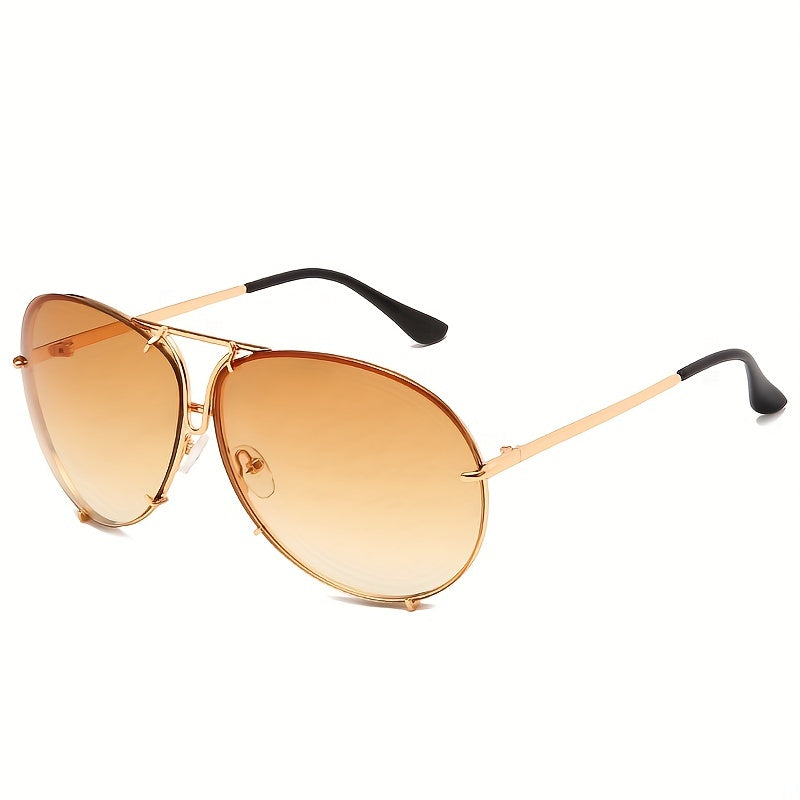 Men's Retro Sunglasses with Large Frame for Party Holiday