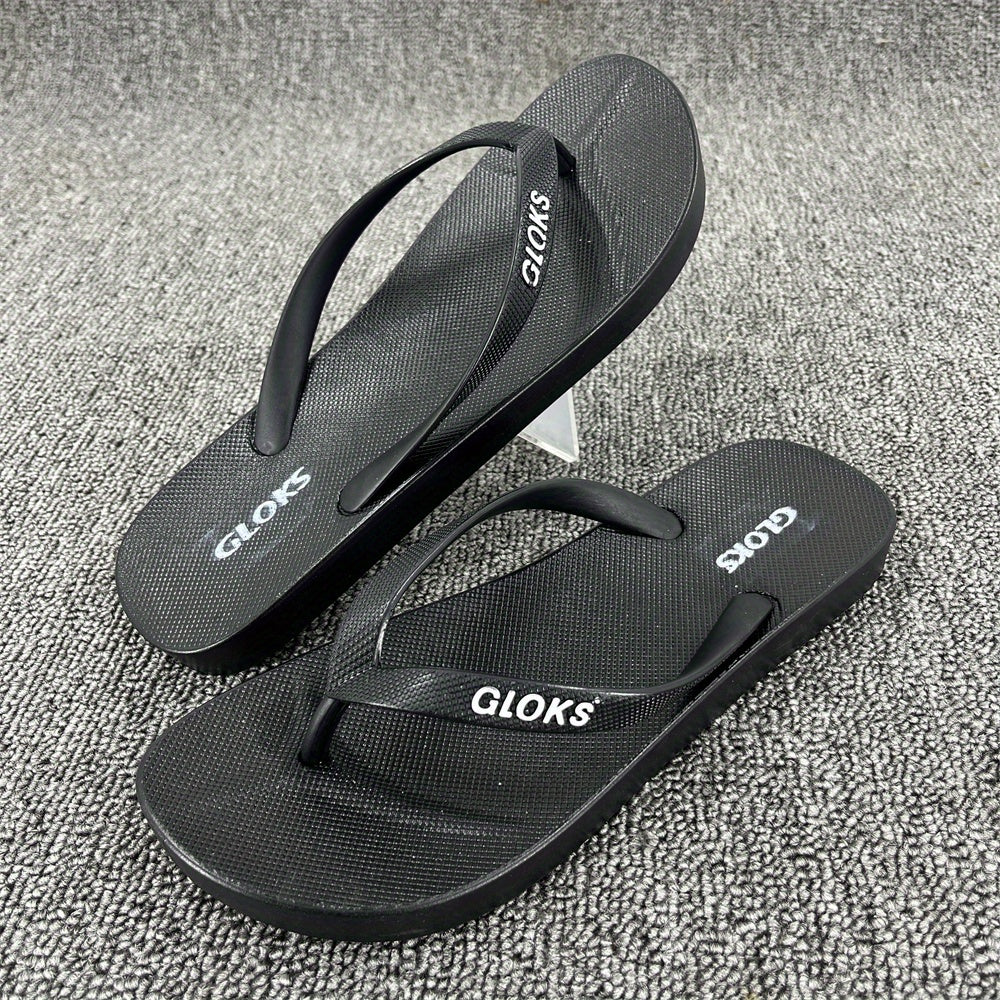 Men's Slip On Flip Flops Casual Outdoor Beach Walking Shoes