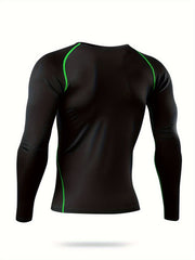 Skeleton Motorcycle Compression Shirt - Men's Athletic Baselayer