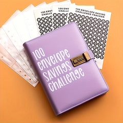100 Envelopes Challenge Binder Password Lock