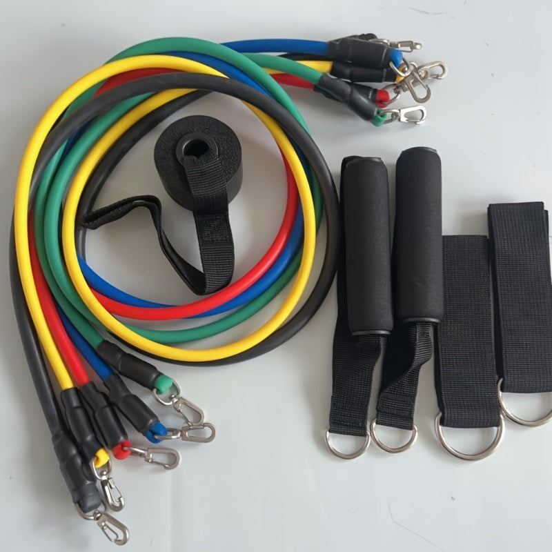 11pcs Strength Training Tension Rope Set for Chest Expansion Body Shaping