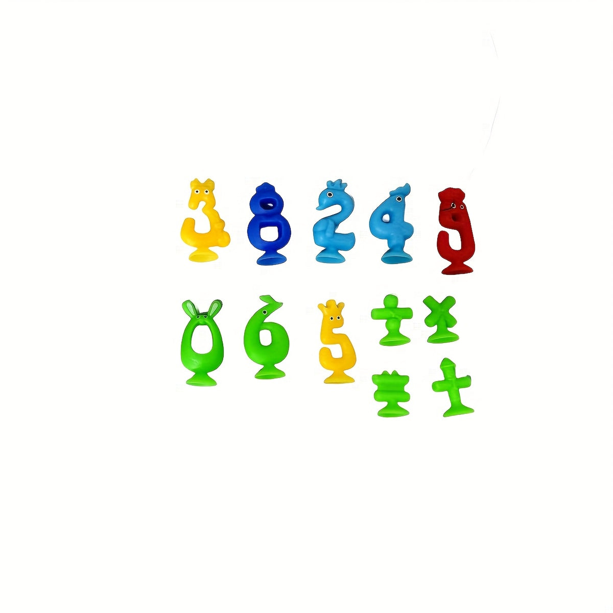 Creative Relaxing Suction Cup Toy Set for Construction Travel Windows