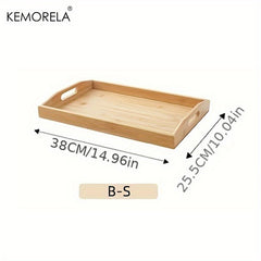 Wooden Fruit Tray Solid Wood Dessert Snack Plate Decorative Food Plate