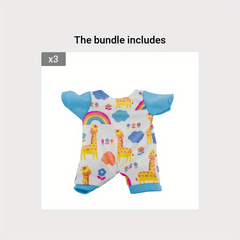Giraffe Pattern Jumpsuit Doll Clothes for 25-30 Dolls