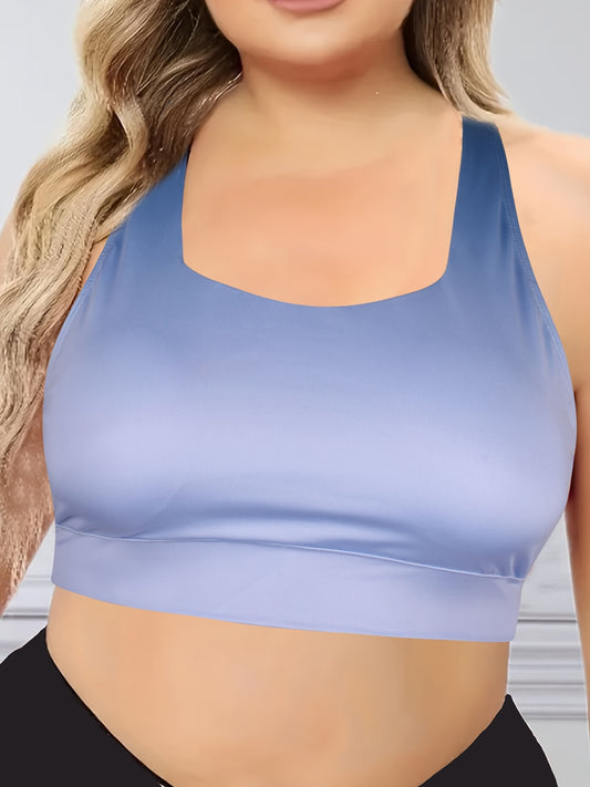  Ombre Racer Back Active Yoga Bra