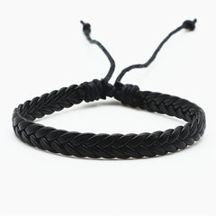 Coffee Leather Bracelet Men's Jewelry