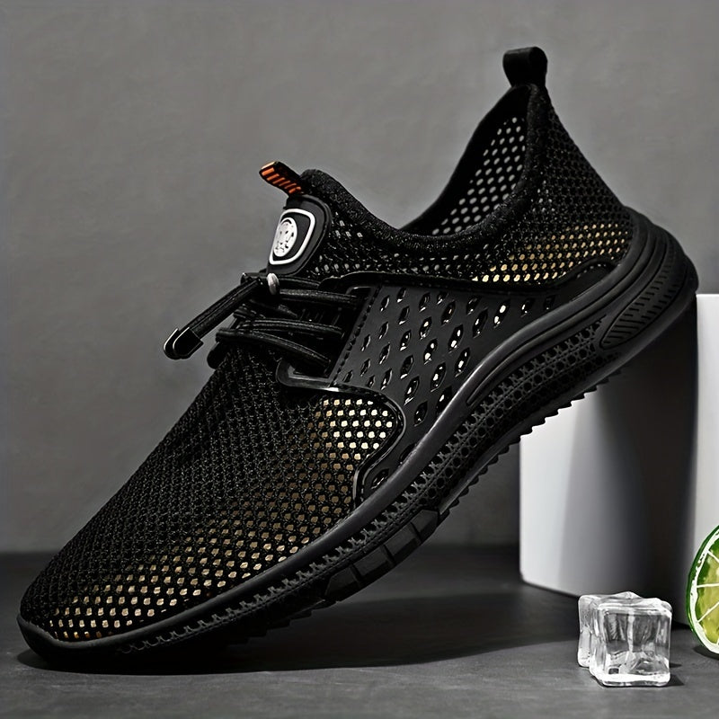 Men's Lightweight Slip On Casual Shoes Breathable Mesh Soft Sole Sneakers