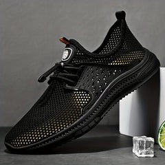 Men's Lightweight Slip On Casual Shoes Breathable Mesh Soft Sole Sneakers