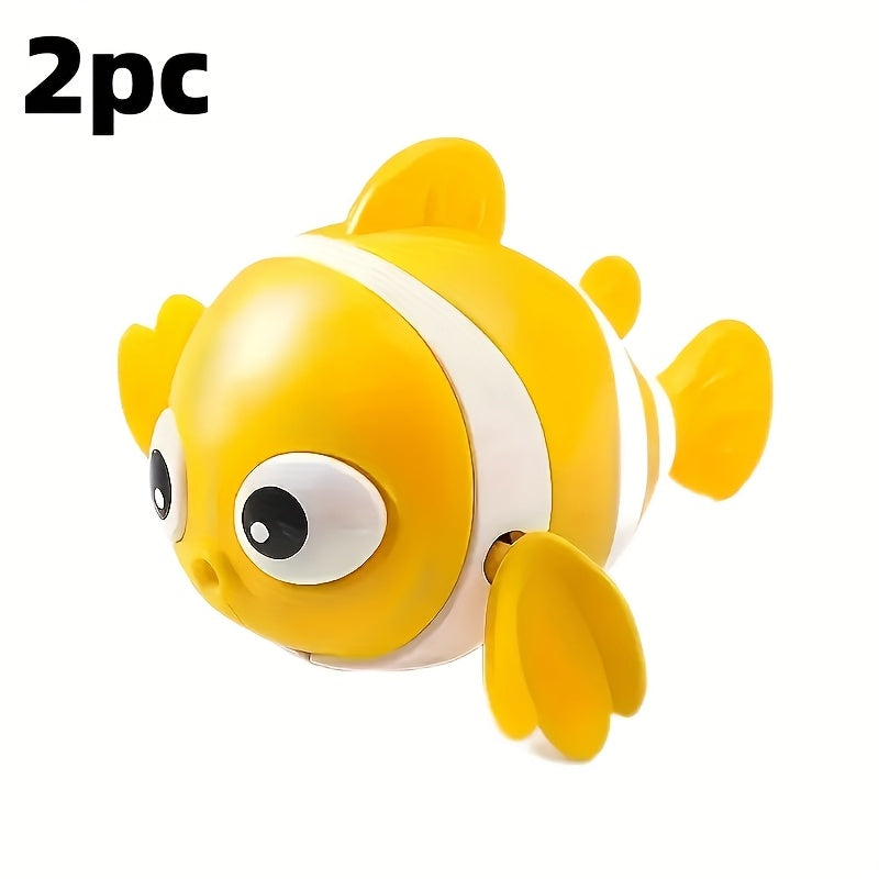 2 Clownfish Bath Toys for Indoor and Outdoor Play