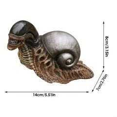 Alien Snail Statue Model for Garden or Home Decor