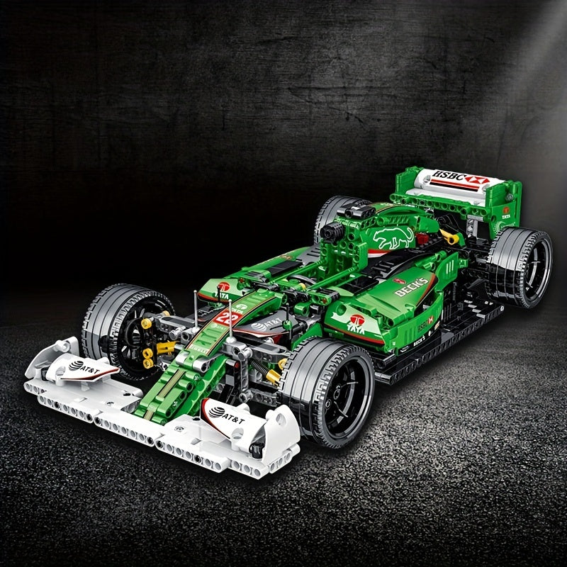 Formula Car Model Building Blocks Supercar Educational Toy