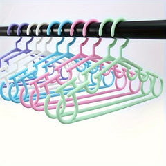 Set of 10 Kids Clothes Hangers - Prevent Slipping - Lightweight